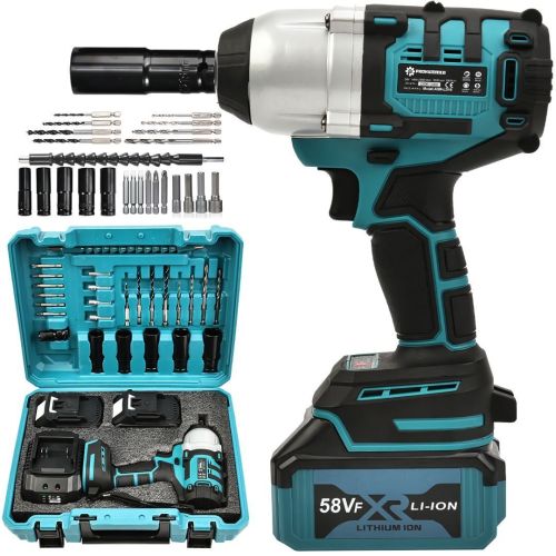 Prohummer PH188 Extra Güçlü 58VF Professional Somun Sökme Set ve Akülü Vidalama