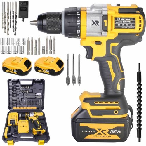 Prohummer PH204 Xr Çift Batarya 58vf 5ah Akülü Matkap Seti