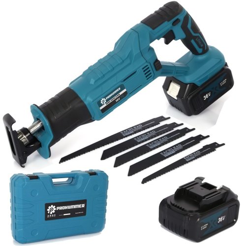 Prohummer PH266 Akülü Tilki Kuyruğu Testere 36v 5ah (Mavi)