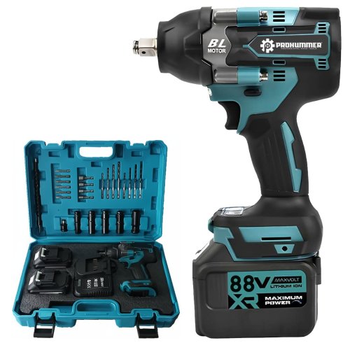 Prohummer PH305 Yeni Profesyonel Kömürsüz Akülü 88vf Somun Sıkma Sökme Seti 1100Nm