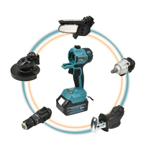 Prohummer PH001A Multievo 58vf Çok Amaçlı Şarjlı Alet (Mavi)