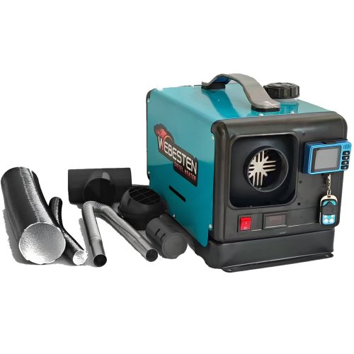 WEBESTEN WBS001 Akü Entegreli Çanta Tipi Dizel Isıtıcı (12V - 24V - 220V / Bluetoothlu)